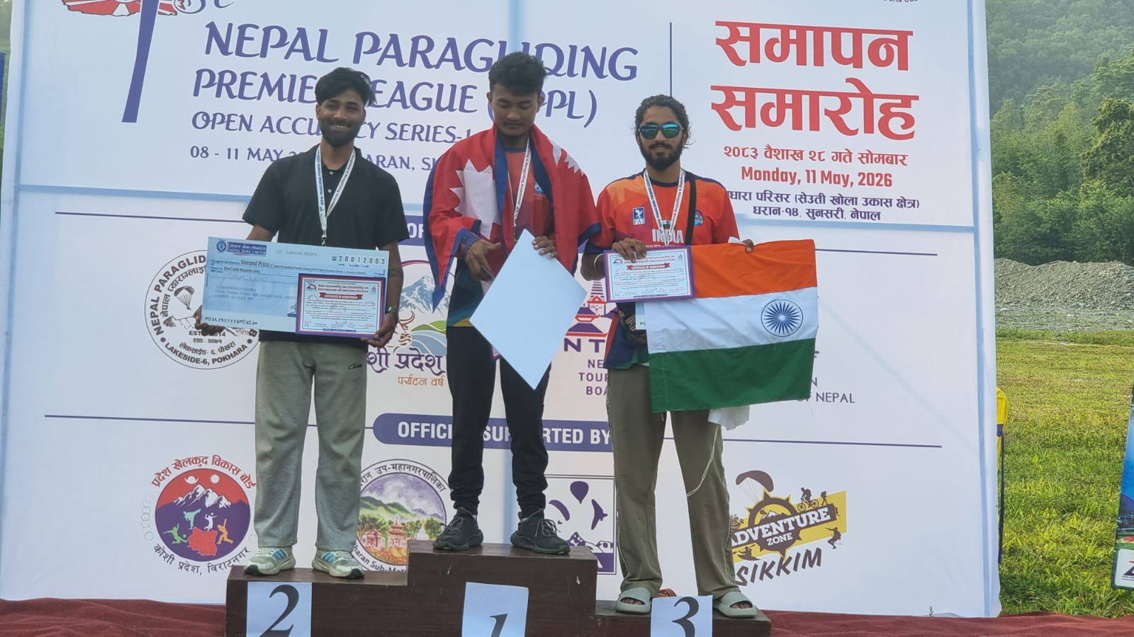 अमन थापाले जिते, प्याराग्लाइडिङ प्रिमियर लिग ओपन एक्युरेसी सिरिजको उपाधि