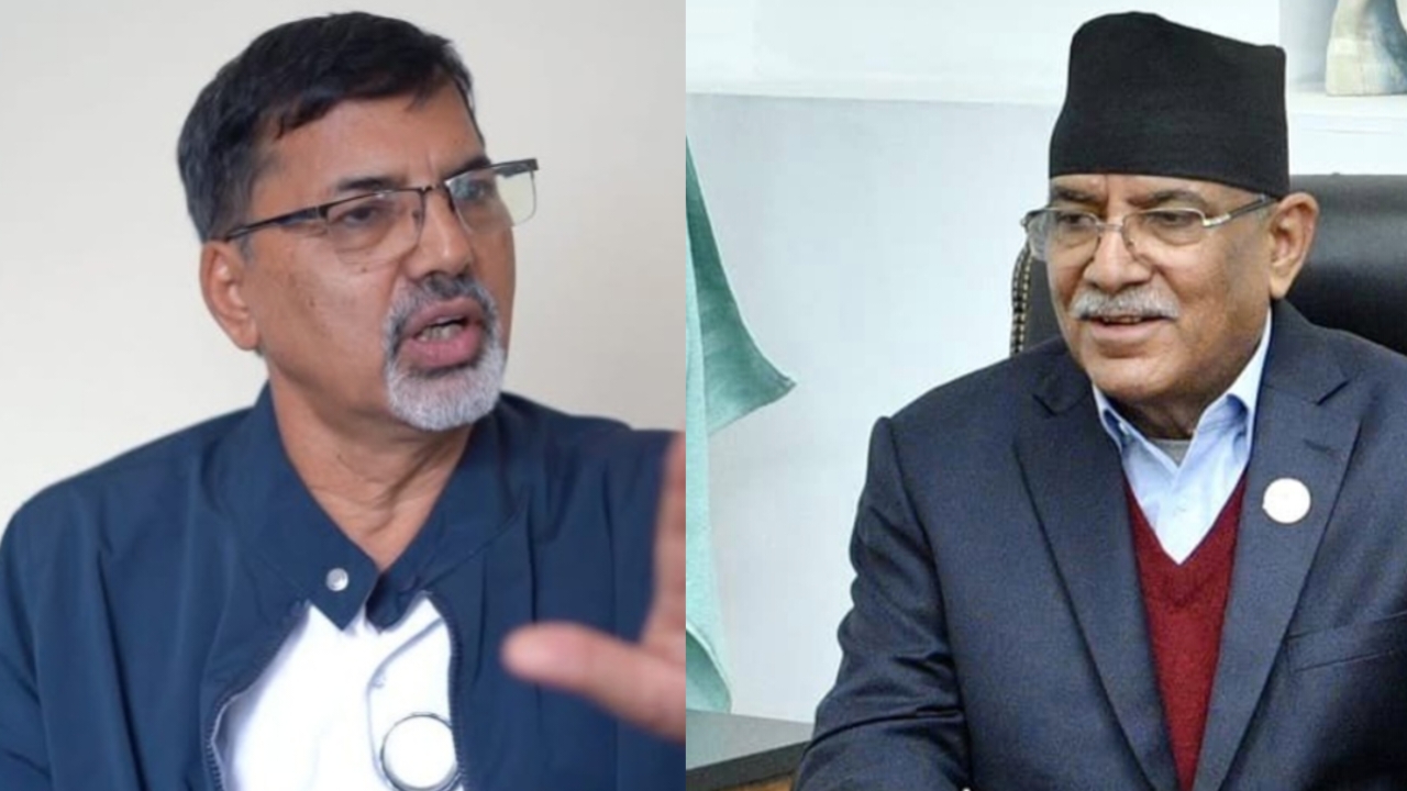 नेकपा माओवादी केन्द्रका उपमहासचिव शर्माद्वारा अध्यक्ष प्रचण्डको राजीनामा माग