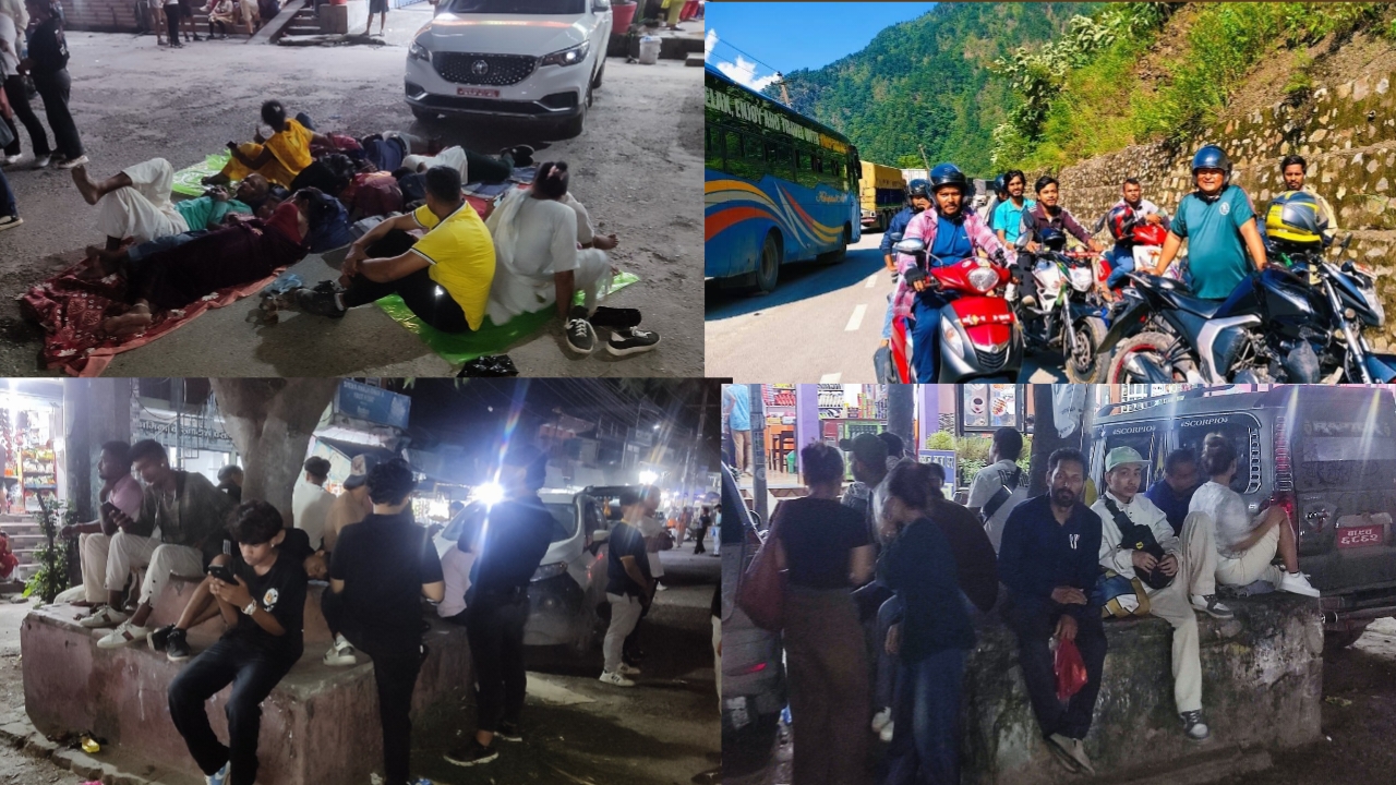 पहिरो पन्छाउने काम रोकियो यात्रुको बिचल्ली