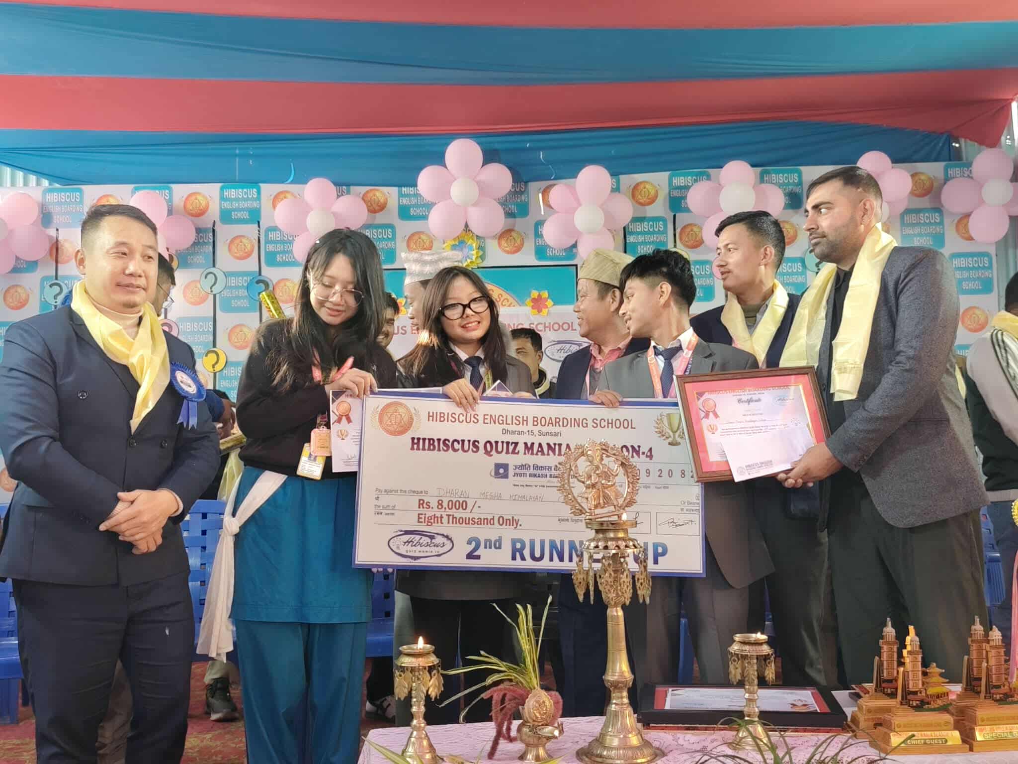 हिबिस्कस क्विज मेनिया–२०८२ सिजन–४ सम्पन्न, साजिलाल मावि विजेता