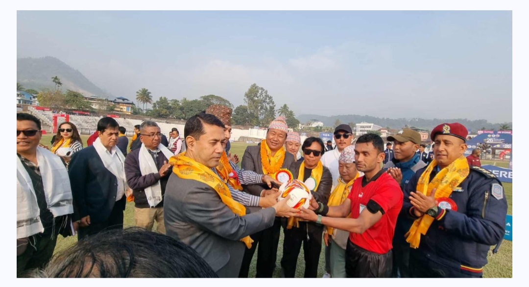 धरानमा बुढासुब्बा गोल्डकपको रोमाञ्चक सुरुआत, आयोजक धरान एफसीको अग्रता