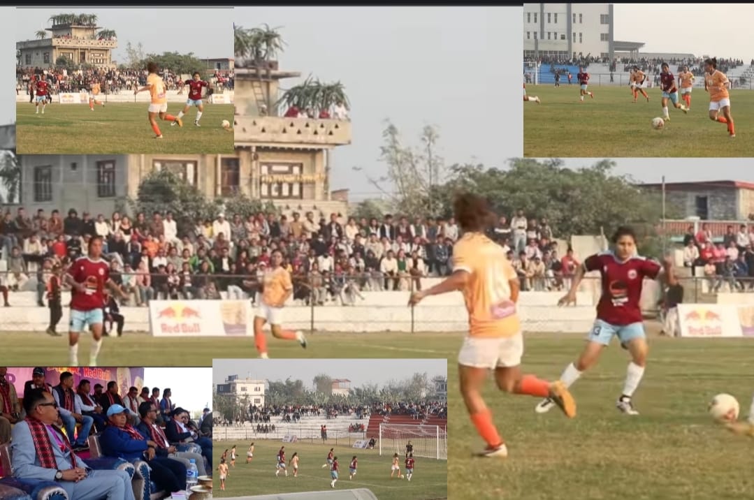 एन्फा महिला फुटबल च्याम्पियनसिप–२०८२: APF Football Club को कीर्तिमानी जित, RS Resort & Beach Football Club १९–० ले पराजित