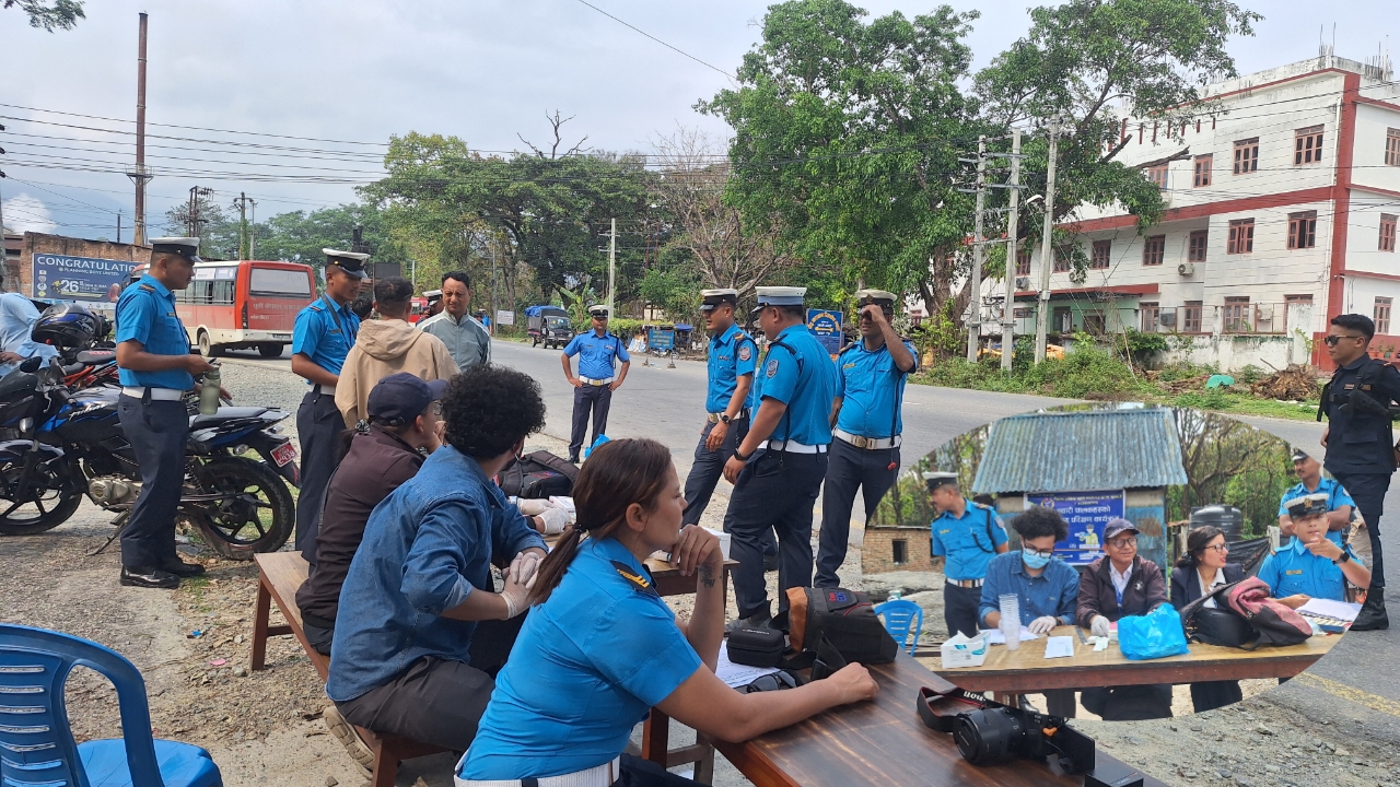 सुनसरीमा ‘लापसे–मापसे’ विरुद्ध ट्राफिकको कडाइ, जोखिमपूर्ण प्रवृत्ति अझै कायमै