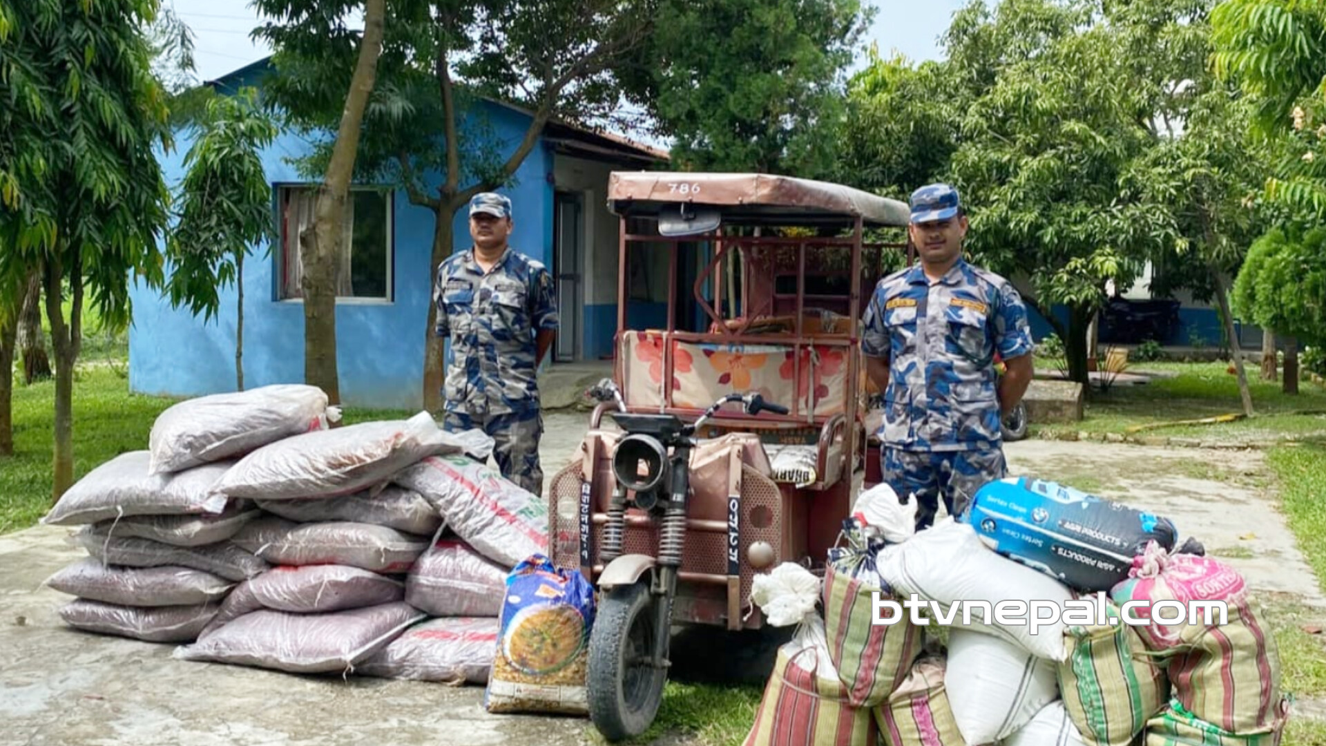 दरैयाबाट २ लाख २६ हजारको अवैध सामान बरामद