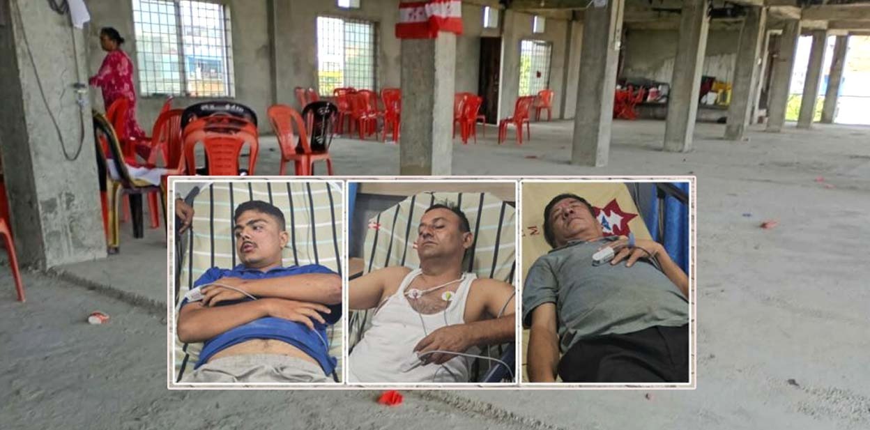 कांग्रेस मोरङ–६ को अधिवेशनमा झडप, कार्यवाहक सभापतिसहित तीन घाइते
