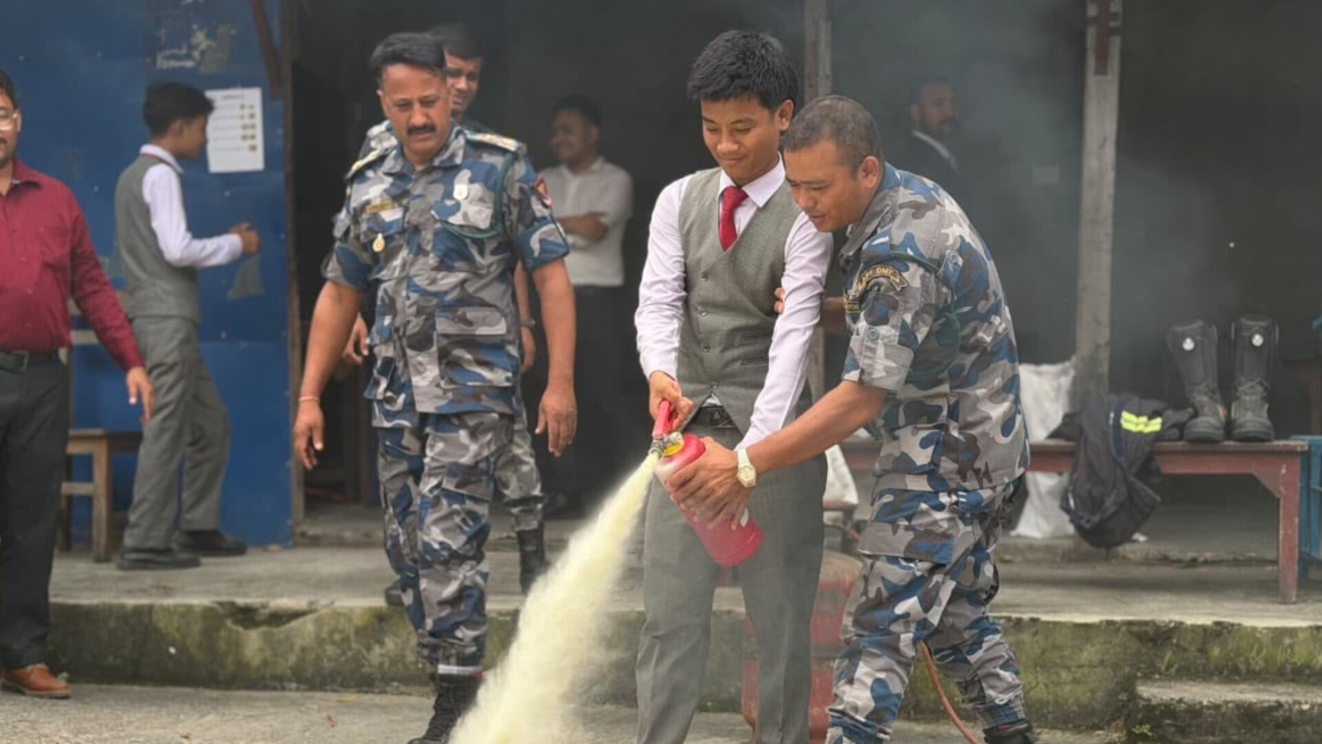 प्राइम भिजन इन्टरनेशनल कलेजका विद्यार्थीलाई विपद् व्यवस्थापन तालिम