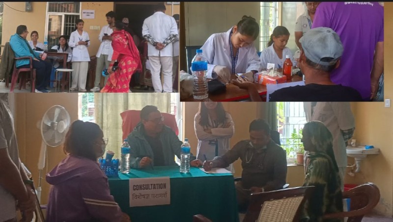 निशुल्क मधुमेह स्क्रिनिङ : विश्व मधुमेह दिवसका अवसरमा विपी प्रतिष्ठानको स्वास्थ्य अभियान