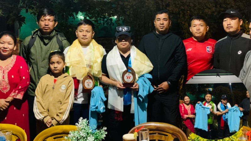 फोकस–१६ क्लवद्वारा समाजसेवी प्रदेश राईलाई सम्मानसहित विदाई