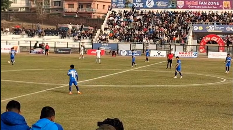 २६ औ बुढासुब्बा गोल्डकप: सातदोबाटो पराजित गर्दै झापा ११ सेमिफाइनलमा