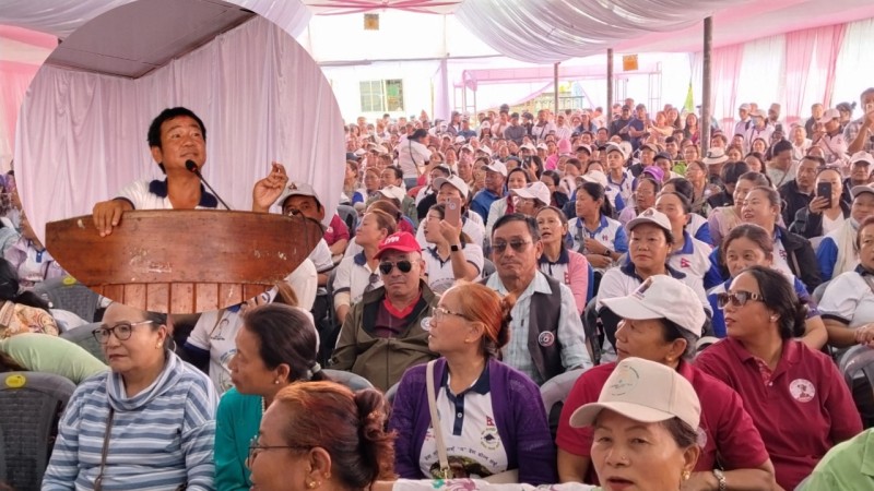 धरानमा हर्क साम्पाङ राईको धन्यवाद सभा : “सत्य बोल्न डराउनु हुँदैन”