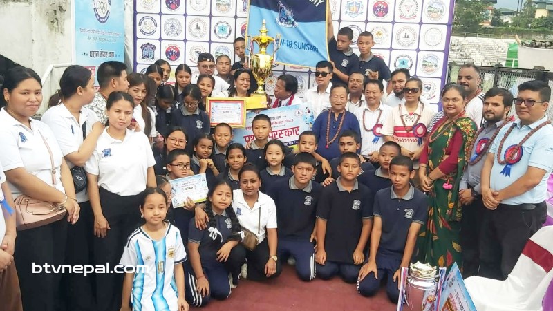 धरान स्कुल ओलम्पिकको तेस्रो संस्करण : २४ पदकसहित माउन्ट हर्मन सर्वोत्कृष्ट