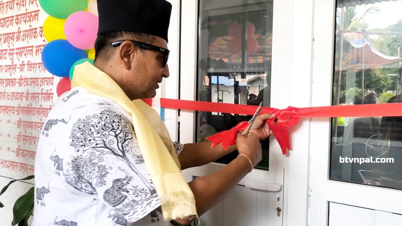 बेलका नगरपालिकामा थपियो आईपीडी, भिडिओ एक्स-रे सेवा, नगर प्रमुख अशोक कार्कीद्वारा उद्घाटन