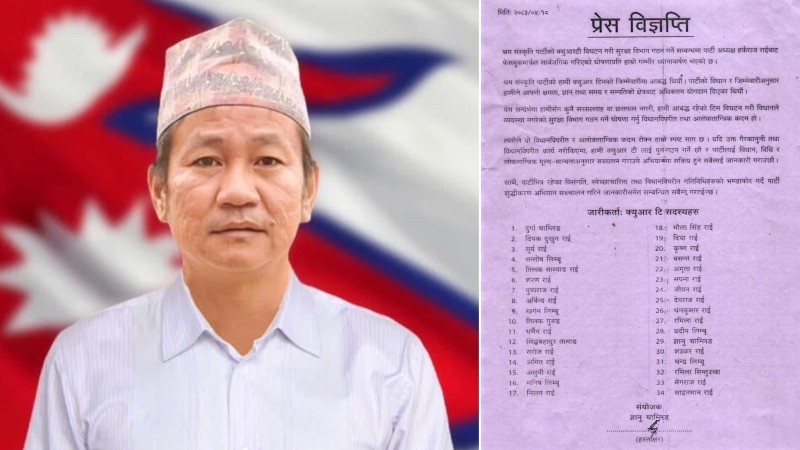 क्युआरटी विघटनको निर्णयले श्रम संस्कृति पार्टीमा विवाद, ३४ सदस्यद्वारा निर्णय फिर्ता लिन माग