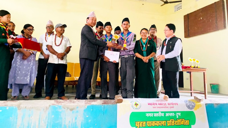 धरानका ३१ विद्यालयबीच बृहत् पाककला प्रतियोगिता, माउन्ट हर्मोन प्रथम