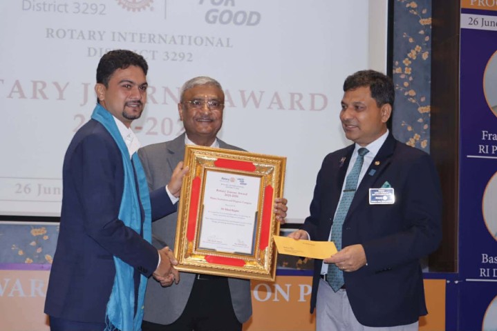 युवा पत्रकार विकल रेग्मीसहित सात जना रोटरी जर्नो अवार्ड–२०२६ बाट सम्मानित