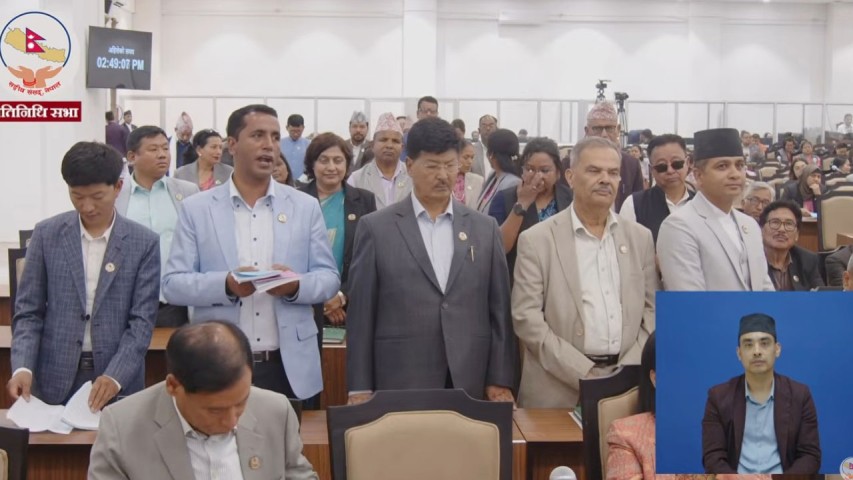 सदनमा प्रतिपक्षीको अवरोध, सरकारको कार्यशैलीमा गम्भीर प्रश्न उब्जाएको भन्दै आपत्ति